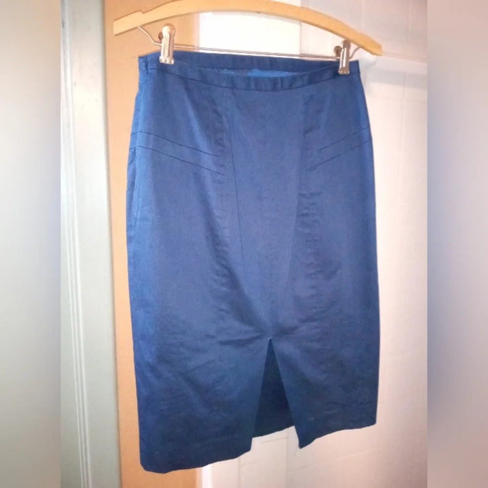 ✏️ Blue EXPRESS pencil skirt - Picture 2 of 4